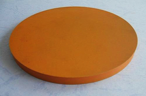 Bersaglio di solfuro di cadmio (CdS).